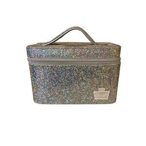 Caboodles Travel Make Up Train Case Portable Cosmetic Organizer Sturdy Glitter